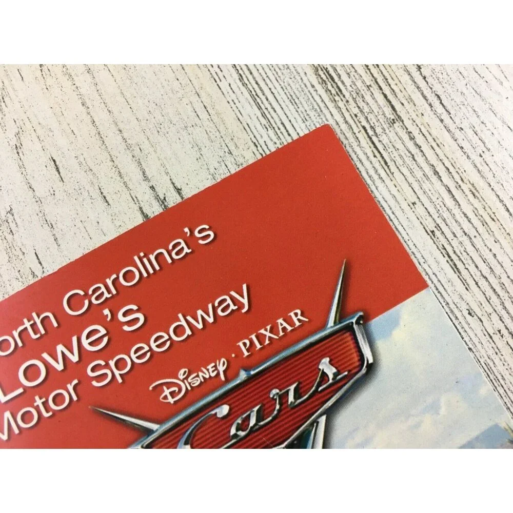 Live with Regis and Kelly Show Ticket Disney Pixar Cars May 26 2006 NC Speedway